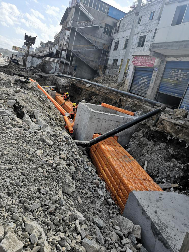 立筋式中空壁钢塑复合缠绕管