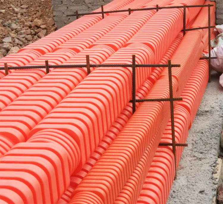 立筋式中空壁钢塑复合缠绕管