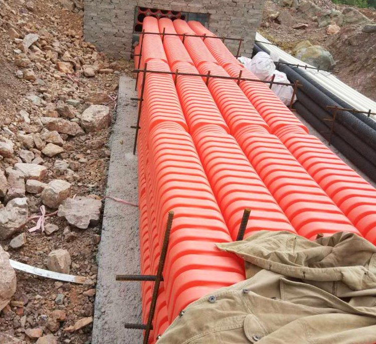 立筋式中空壁钢塑复合缠绕管